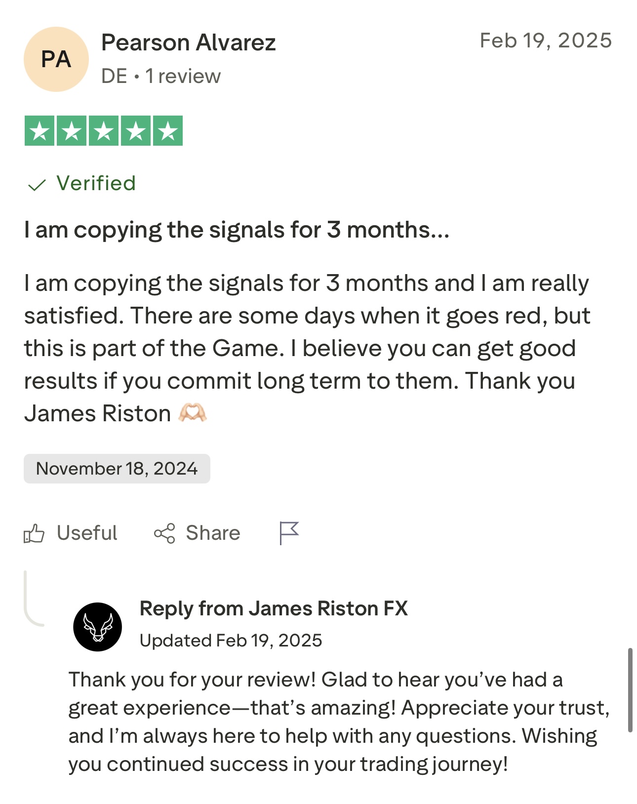 Trustpilot Review 8